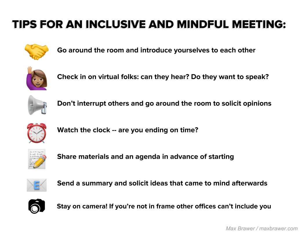 Print this for Inclusive Meetings